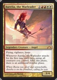 Magic the Gathering: Gatecrash (Base Set) card 143 Aurelia, The Warleader