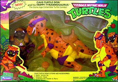 Teenage Mutant Ninja Turtles: Cave Turtles figure 2 Cave Turtle Don and his Trippy Tyrannosaurus