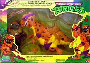 Teenage Mutant Ninja Turtles: Cave Turtles figure 2 Cave Turtle Don and his Trippy Tyrannosaurus