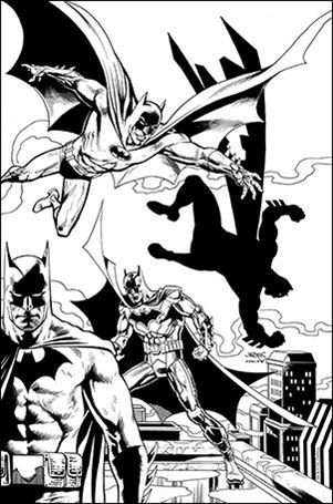 Detective Comics (1937) issue 1000-TT Dan Jurgens Dynamic Forces Wraparound B&W Cover