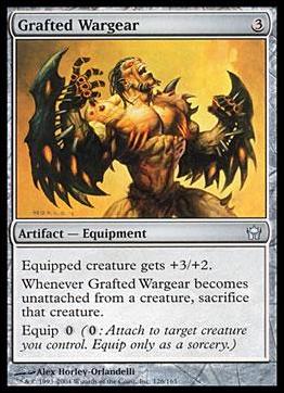 Magic the Gathering: Fifth Dawn (Base Set) card 126 Grafted Wargear
