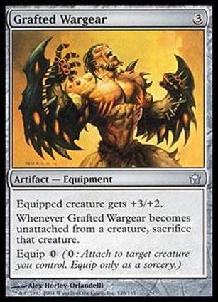 Magic the Gathering: Fifth Dawn (Base Set) card 126 Grafted Wargear