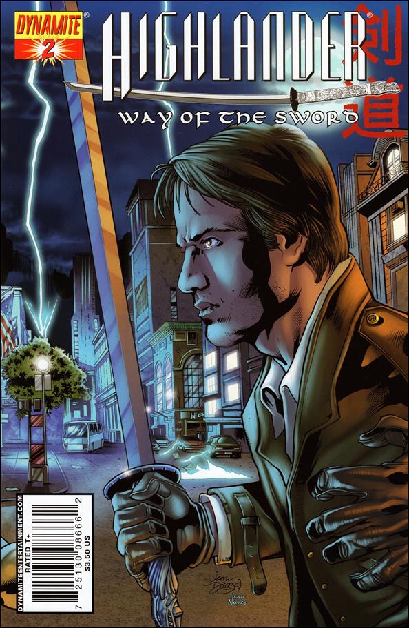 Highlander: Way of the Sword issue 2-B Connor MacLeod Cover