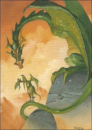 Mike Ploog (Base Set) card 66 Dragons Can't Fly