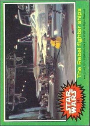 Star Wars: Series 4 (Base Set) card 241 The Rebel fighter ships