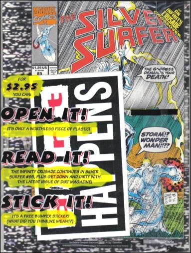 Silver Surfer (1987) issue 85-B Polybagged with Dirt Magazine and Cassette Tape