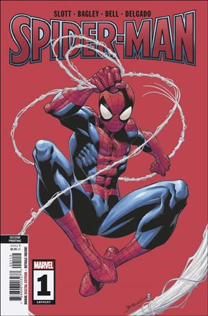 Spider-Man (2022) issue 1-K Mark Bagley Red Cover (2nd Printing)