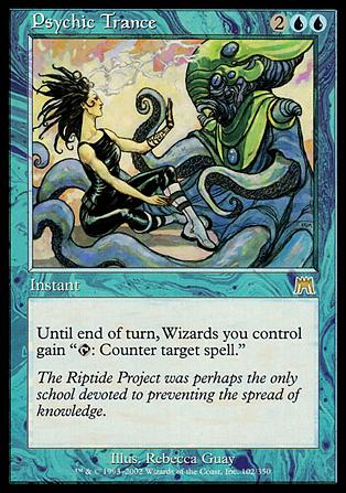 Magic the Gathering: Onslaught (Base Set) card 102 Psychic Trance