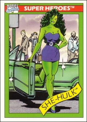 Marvel Universe: Series 1 (Base Set) card 39 She-Hulk