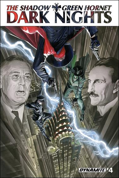 Shadow / Green Hornet: Dark Nights issue 4 Alex Ross Cover