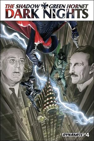 Shadow / Green Hornet: Dark Nights issue 4.00 Alex Ross Cover