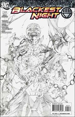 Blackest Night issue 5-C Ivan Reis 1:100 Sketch Cover