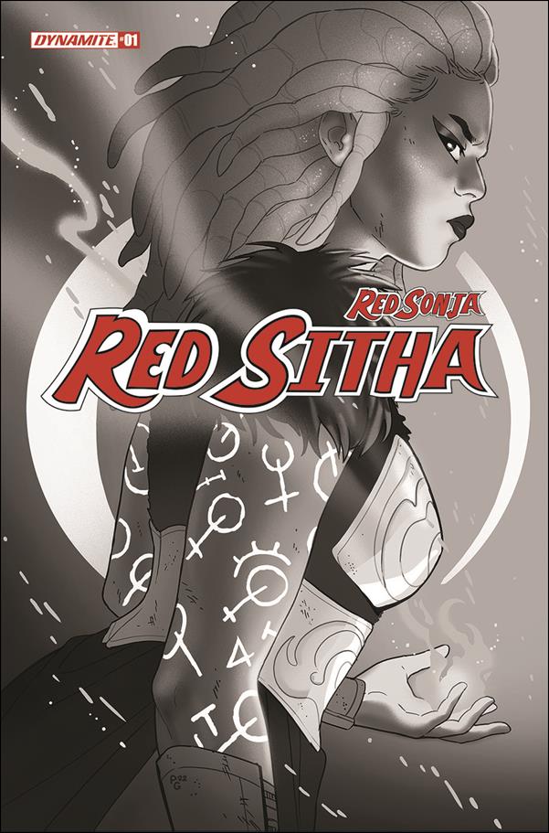 Red Sonja: Red Sitha issue 1-M Paulina Ganucheau 1:20 Black & White Cover