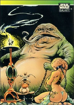 Star Wars Galaxy: Series 1 (Promo) card nn3 Jabba the Hutt