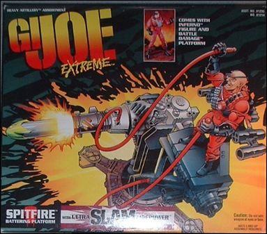 G.I. Joe Extreme Vehicles figure 2 Spitfire Platform (w/ Inferno)