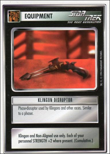 Star Trek: Premiere Unlimited (Base Set) card 58 Klingon Disruptor 