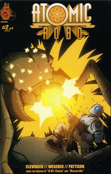 Atomic Robo issue 2 Cardstock Cover
