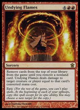Magic the Gathering: Saviors of Kamigawa (Base Set) card 119 Undying Flames