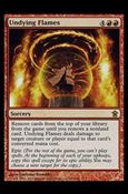 Magic the Gathering: Saviors of Kamigawa (Base Set) card 119 Undying Flames