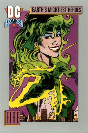 DC Cosmic Cards (Base Set) card 48 Fire