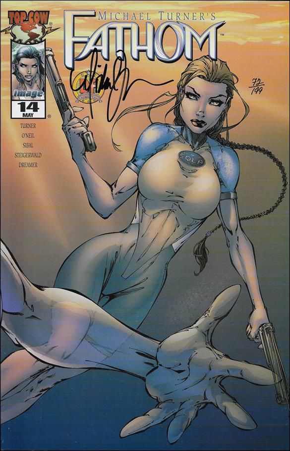 Fathom (1998) issue 14-F DF Standard Cover (Signed M. Turner) 1/199
