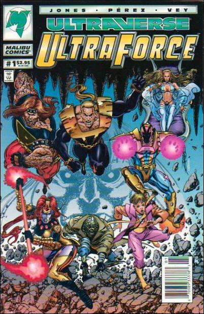 UltraForce (1994) issue 1-E Unpolybagged Newsstand Edition / Price Variant