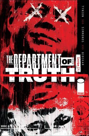 Department of Truth issue 1-M Martin Simmonds Cover (5th Printing)