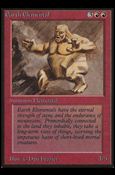 Magic the Gathering: Limited Edition Beta (Base Set) card 145 Earth Elemental