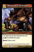 World of Warcraft: March of the Legion (Base Set) card 318 Wanted: Durn the Hungerer