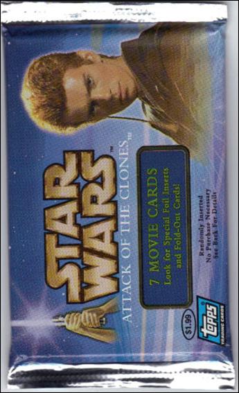 Star Wars: Attack of the Clones card 2-D Sealed Retail Pack - Anakin
