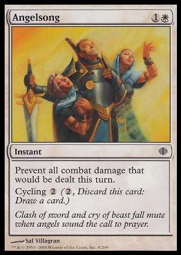 Magic the Gathering: Shards of Alara (Base Set) card 4 Angelsong
