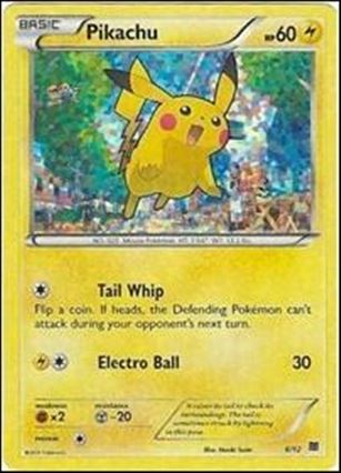 Pokemon XY: McDonald's (Promo) card 6 Pikachu