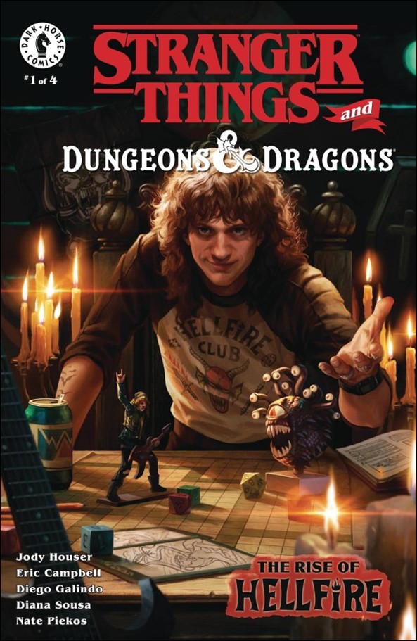 Stranger Things and Dungeons & Dragons: The Rise of Hellfire issue 1 Magali Villeneuve Cover