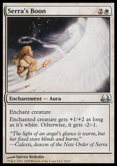 Magic the Gathering: Duel Decks: Divine vs. Demonic (Base Set) card 18 Serra's Boon