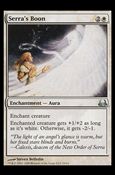 Magic the Gathering: Duel Decks: Divine vs. Demonic (Base Set) card 18 Serra's Boon