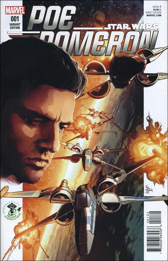 Poe Dameron issue 1-U Mike Deodato Jr. Emerald City Comic Con Cover