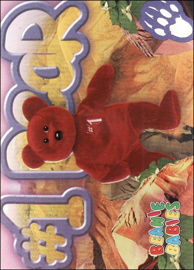 Beanie Babies Series 4 (Base Set) card 158 #1 Bear