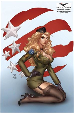 Robyn Hood: I Love NY issue 5-E Michael Dooney Veterans Day Cover 1/200