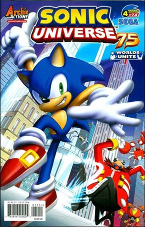 Sonic Universe issue 75-E SEGA Studios Cover