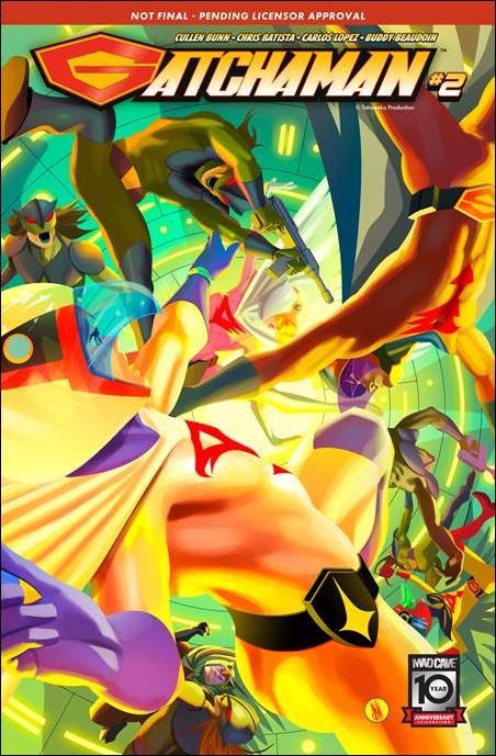 Gatchaman issue 2 Inaki Miranda Cover