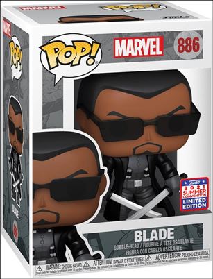 POP! Marvel figure 886-B Blade Summer Convention Exclusive