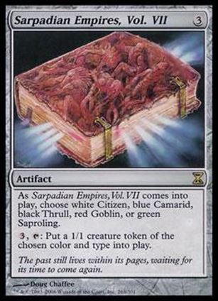 Magic the Gathering: Time Spiral (Base Set) card 263 Sarpadian Empires, Vol. VII