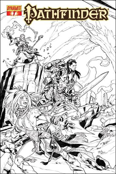 Pathfinder issue 7-C Carlos Gomez 1:xx Black & White Cover
