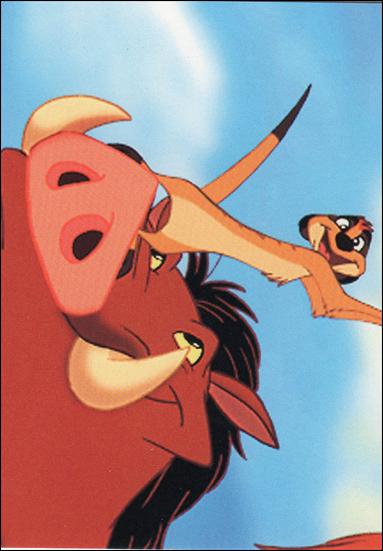Lion King: Series II (Base Set) card 101 Fire Engulfs Pride Rock 2