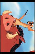 Lion King: Series II (Base Set) card 101 Fire Engulfs Pride Rock 2