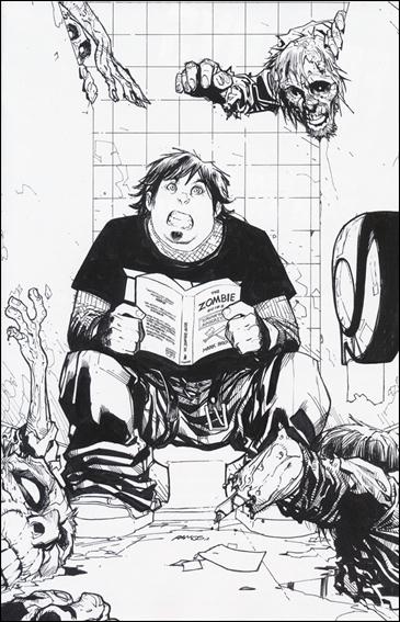 Fanboys vs Zombies issue 3-F Humberto Ramos 1:25 Virgin Sketch Cover