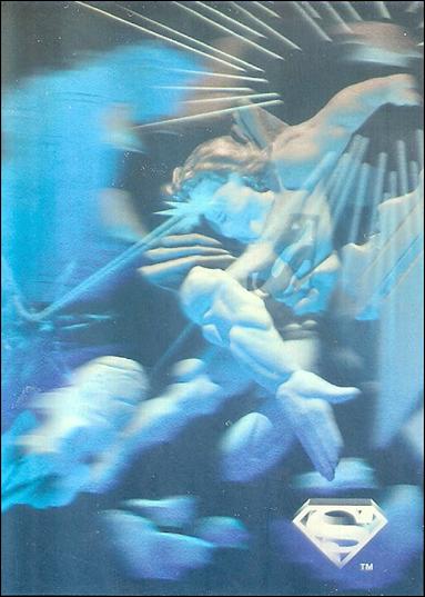 Superman Holo Series (Silver Hologram Base Set) card 2 Rockets From Fire! 