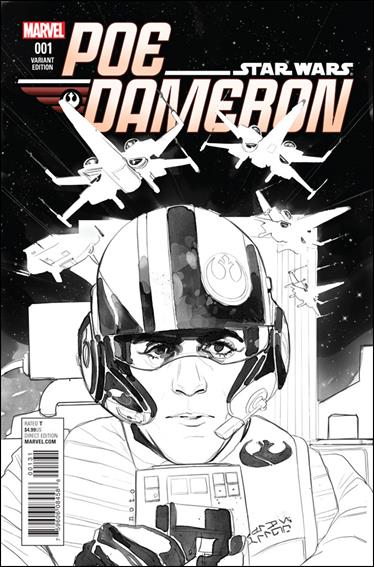 Poe Dameron issue 1-E Phil Noto 1:100 Sketch Cover