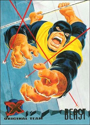 1995 Fleer Ultra X-Men (Base Set) card 89 Beast
