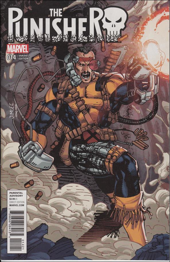 Punisher (2016) issue 14-B Jim Lee X-Men Trading Card Cover
